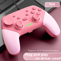 Manette de jeu filaire compatible multiplateformes, Plug and Play, manette de jeu ergonomique avec vibration pour PS3/PC/appareil Android