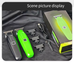 Recortadora de pelo inalámbrica recargable 2025 con cuchilla en T que se desvanece, recortadora de peluquero, herramientas de corte de pelo con puerto de carga tipo C - Product Image 5