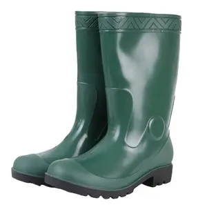 Bottes de pluie pour homme, chaussures de pluie, moyennes et hautes, vente en gros, modèle