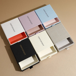 Đồ trang sức vòng vòng Vòng Tay Hộp Pouch hiển thị ngăn kéo món quà sang trọng bao bì giấy gói đồ trang sức hộp với logo - Product Image 3