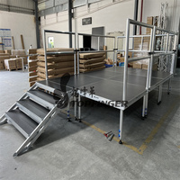 Plateforme de Scène Pliante en Aluminium Topfinger 2026, Escalier Modulaire, Plateforme de Scène Portable à Connexion Rapide pour Concerts et Expositions
