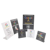 Support de table NFC pour avis Google, présentoir de code QR, hub de table, tente de table pour avis