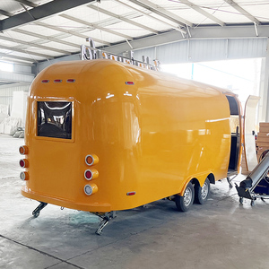 Acero inoxidable café cerveza bebida jugo Bar móvil perro caliente Pizza barbacoa comida rápida camión remolque con cocina completa - Product Image 6