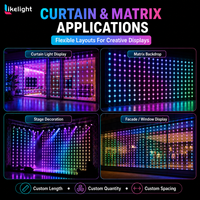 Luces de Cadena de Bolas de Píxeles RGB SMD3535 de 25 mm y 35 mm, Impermeables IP67, DC12V 24V UCS1903 WS2811 GS8208 para Decoración de Paisajes Exteriores