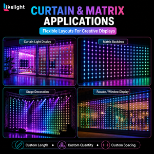 Luces <span class=keywords><strong>de</strong></span> Cadena <span class=keywords><strong>de</strong></span> Bolas <span class=keywords><strong>de</strong></span> Píxeles RGB SMD3535 <span class=keywords><strong>de</strong></span> 25 mm y 35 mm, Impermeables IP67, DC12V 24V UCS1903 WS2811 GS8208 para Decoración <span class=keywords><strong>de</strong></span> Paisajes Exteriores - Product Image 5