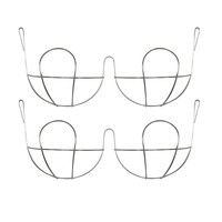 Décoration de fête : Cadre de soutien-gorge en acier inoxydable DIY pour Samba, Accessoires de soutien-gorge en fil métallique pour Carnaval, Divers motifs