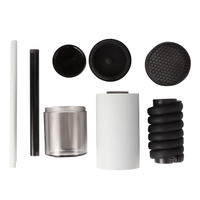 Offre Spéciale – Kit Chicha Portable Mini en Acrylique Givré pour Voyage – Vente en Gros à Prix Usine