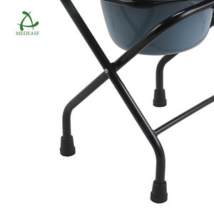Foldable <strong>Commode</strong> for Elderly <strong>Folding</strong> <strong>Commode</strong> Foldable Chair Toilet Hospital Adjustable Height With Bucket Chair Toilet Chair - Product Image 3