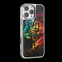 Coques de téléphone portable imprimées UV avec dos givré et grip pour iPhone 16 17 Pro Plus Max