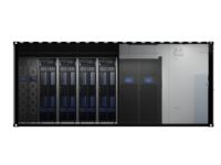 Centre de données préfabriqué en conteneur 20GP avec système de refroidissement par air, rack de serveur 42U, solution de centre de données personnalisée