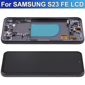 Écran tactile LCD Super AMOLED pour <span class=keywords><strong>Samsung</strong></span> S23 FE, assemblage d'écran pour <span class=keywords><strong>Samsung</strong></span> S23FE S711 S711B S7110 S711U avec cadre - Product Image 3