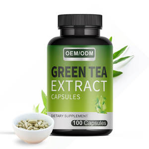 Cápsulas de extracto de té verde orgánico Suplemento natural Cápsulas para retrasar el envejecimiento y perder peso - Product Image 6
