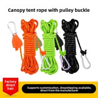 En gros d'usine, Fabriqué à Anhui, Tendeur de corde en nylon plastique réfléchissant coupe-vent pour auvents et camping en extérieur