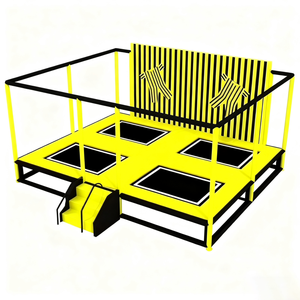 Trampolín Interactivo Personalizado con Diseño de Telaraña, Atracción Comercial para Parques de Diversiones Interiores y Exteriores - Product Image 6