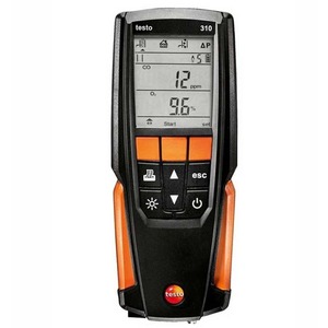 ชุดเครื่องวิเคราะห์การเผาไหม้สำหรับที่อยู่อาศัยเทสโต้ 310 พร้อมเครื่องพิมพ์ หมายเลขสั่งซื้อ 0563 3110 - Product Image 1