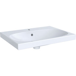ACANTO Lavabo de Porcelana de Un Solo Orificio de 65 cm para Limpieza - Product Image 4