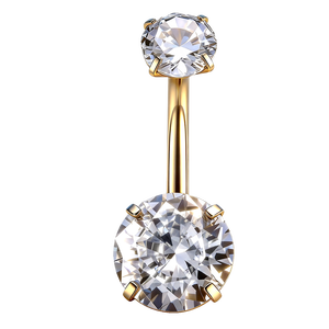 Piercing corporel en titane ASTM F136 14G avec incrustation de zircone cubique sertie à griffes, barbell incurvé pour sourcil, piercing de nombril, boucles d'oreilles et piercing de lèvre - Product Image 3