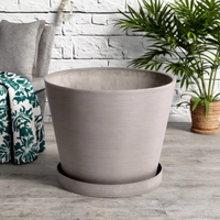 Pot de fleurs en plastique à prix d'usine, différentes couleurs, pour extérieur, maison et jardin