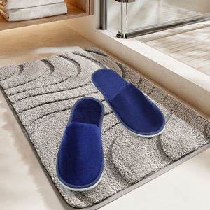 Zapatilla de una sola vez azul marino anticaída antideslizante para Baño de hotel de viaje de alta calidad con suela de EVA - Product Image 1