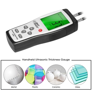 Kỹ thuật số siêu âm đo độ dày âm thanh vận tốc mét kim loại sâu <span class=keywords><strong>Tester</strong></span> <span class=keywords><strong>1.2</strong></span>-225 mét với LCD hiển thị cho nhựa thủy tinh gốm - Product Image 5