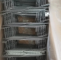 Support de câble de montage de goujon en acier galvanisé avec languette de verrouillage Pinces de montage CJ6 Fixations de support de câble avec USA Canada