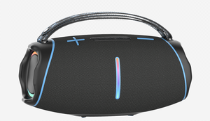 Dispositivos de tecnología de etiqueta privada personalizados listos para enviar altavoces portátiles LED con mango activado por sonido de iluminación RGB-sin marca - Product Image 4