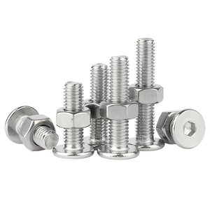 Conjuntos de Pernos y Tuercas de Cabeza Plana Ultra Delgada con Hexágono Interior de Acero Inoxidable 304 de Alta Calidad M1.4 M1.6 M2 M3 M5 M6 M12 - Product Image 5