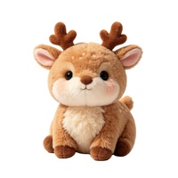 Peluche Élan Personnalisée, Poupée Élan Animal de la Ferme, Cadeau Souvenir, Vente en Gros