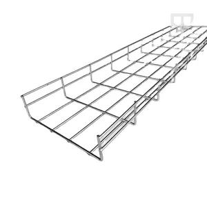 BESCA Wire Mesh Tray Fournisseur Système de support de chemin de câbles Support en acier inoxydable Wire Mesh Cable Tray