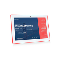 Tablette Android 11 tactile murale 10,1 pouces 4+32 Go NFC avec éclairage LED périphérique PoE pour ascenseurs, animations et centres commerciaux (SDK inclus)