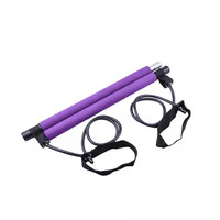 BEONE Barre de Pilates et Yoga Portable Réglable avec Bandes de Résistance – Modèle BE-PD006 – Offre Spéciale