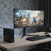 K10 Factory Custom Slim Industrial Desktop Case Vertical Mini ITX PC Case CFF Chassis Metal Mini Computer Computer Cases Towers