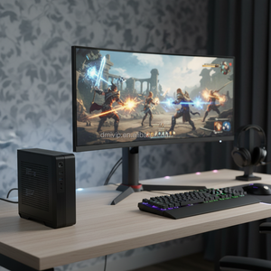 K10 nhà máy tùy chỉnh mỏng Máy tính để bàn công nghiệp trường hợp dọc Mini <span class=keywords><strong>ITX</strong></span> PC trường hợp cff Chassis kim loại máy tính mini Trường hợp máy tính tháp - Product Image 4