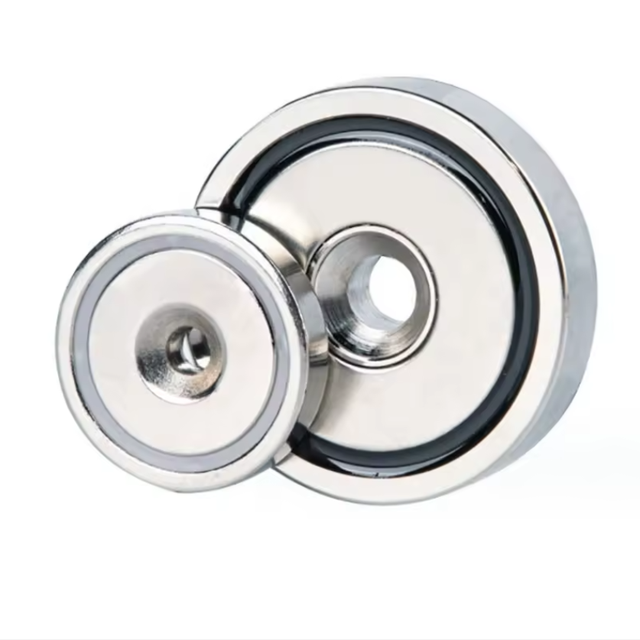Super Strongest 480KG Hold Strength Pot Magnet D120mm Large Neodymium Magnet 1000lbs Pulling Force Pot Magnet