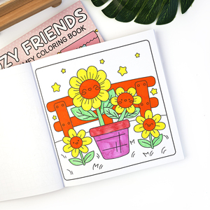 Bạn bè ấm cúng Màu cuốn sách cho người lớn và trẻ em tùy chỉnh in ấn đậm và dễ dàng màu sách cho trẻ em - Product Image 5