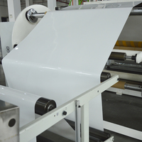 Feuille diffuseur de lumière LED d'usine OEM, feuille de plastique en verre PVC, feuille de film en PVC blanc
