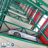 Tour de stationnement automatisée certifiée TUV, stationnement vertical extérieur entièrement automatique, haute densité, commercial