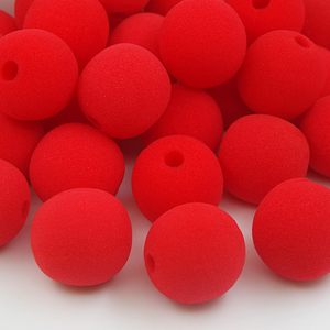 Grosir Pabrik Nicro bola spons merah perlengkapan pesta Halloween Natal properti foto kostum Cosplay hidung badut busa lunak - Product Image 5