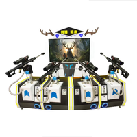 Machine de jeu vidéo de tir de sniper à monnayeur, machine de jeu d'arcade électronique de tir, console de tir, machine d'amusement