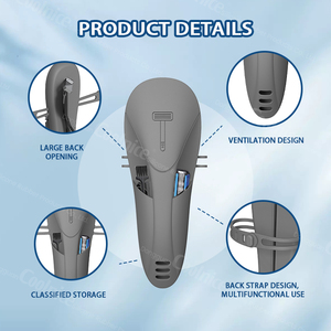 Nouvelle conception, étui de rangement portable en silicone pour rasoir de voyage, cadeau pour homme, accessoire de voyage essentiel, housse de protection pour rasoir de sécurité - Product Image 4