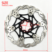 Disque de frein de vélo VTT OEM standard avec trous de montage précis, remplacement direct du disque de vélo d'origine