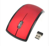 OEM lampu RGB nirkabel kustom Mouse Gaming Combo pelacakan optik Mode ganda penerima 3D Mini Ratoe baterai Backlit gamer