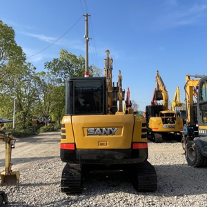 Modèle le plus vendu, économique, écologique, coupleur rapide, excavatrices Sany SY60 d'occasion pour projets de construction - Product Image 4