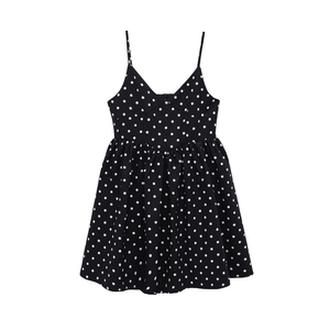 Robe nuisette personnalisée 2026 pour femme à pois, bretelles spaghetti, mini-robe sexy à col en V et dos nu, OEM/ODM par l'usine chinoise Sundress - Product Image 1