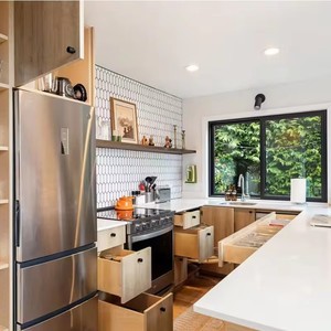 Appartement de luxe moderne, maison préfabriquée intelligente en acier avec deux chambres, design rustique pour hôtel et villa - Product Image 6