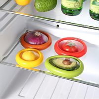 Siliconen Fruit En Groente Opslagcontainers Doos Anti-Oxidatie Opbergdoos Voor Koelkast Vers Houden