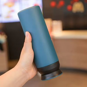 แก้วน้ำสแตนเลสสุญญากาศแบบพกพา ปากแคบ ปราศจากสาร BPA  ฉนวนกันความร้อนได้นาน 6-12 ชั่วโมง  พร้อมเคลือบผงแบบกำหนดเองได้ - Product Image 5