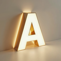 Enseigne lumineuse publicitaire extérieure à LED, lettres lumineuses pour devanture de magasin, enseigne 3D en acrylique, logo personnalisé