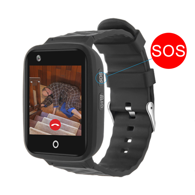 2023 Elder Care Smartwatch Android Supported 4G GPS Track ECG Heart Rate Monitor SOS Health SIM Card Answer Call IP68 Waterproof