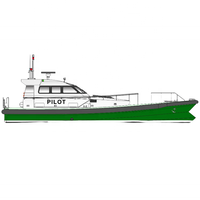 Bateau patrouilleur à grande vitesse Grandsea de 17,6 m, neuf, en fibre de verre, avec moteurs in-bord et télécommande, à vendre